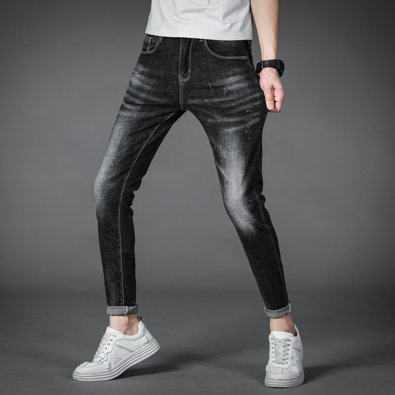 Men Basic Style Black Color Fashion Skinny Fit Denim Jeans size 29-38