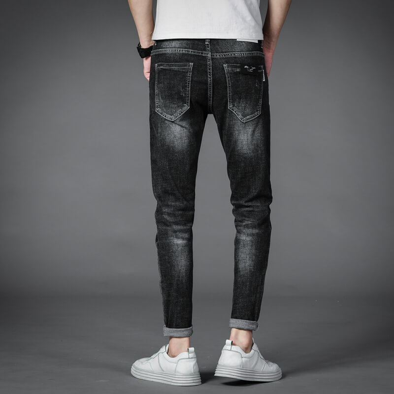 Men Basic Style Black Color Fashion Skinny Fit Denim Jeans size 29-38