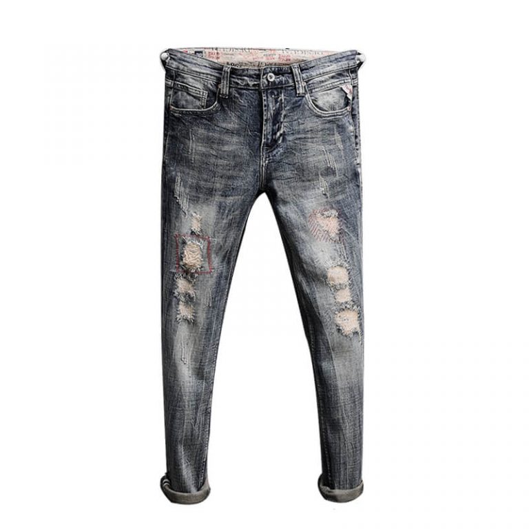 skinny fit denim jeans for men