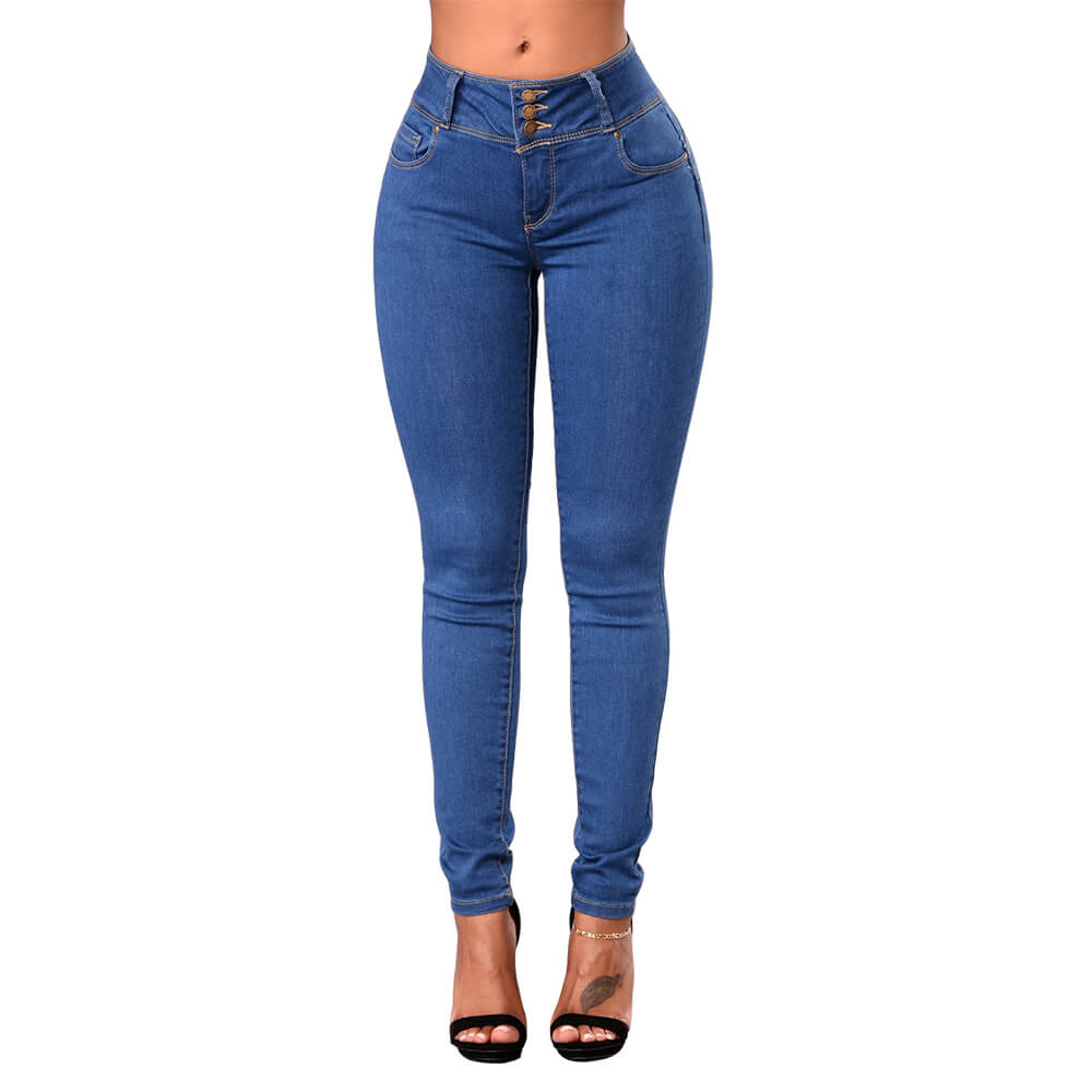 Wholesale Colombian Style Butt Lift Skinny Fit Ladies Jeans Pants size ...