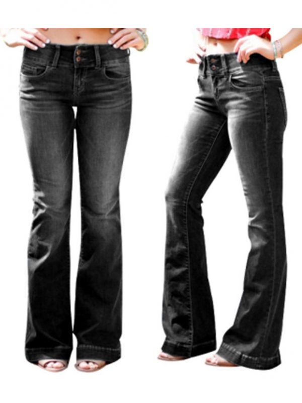 mid waist loose jeans