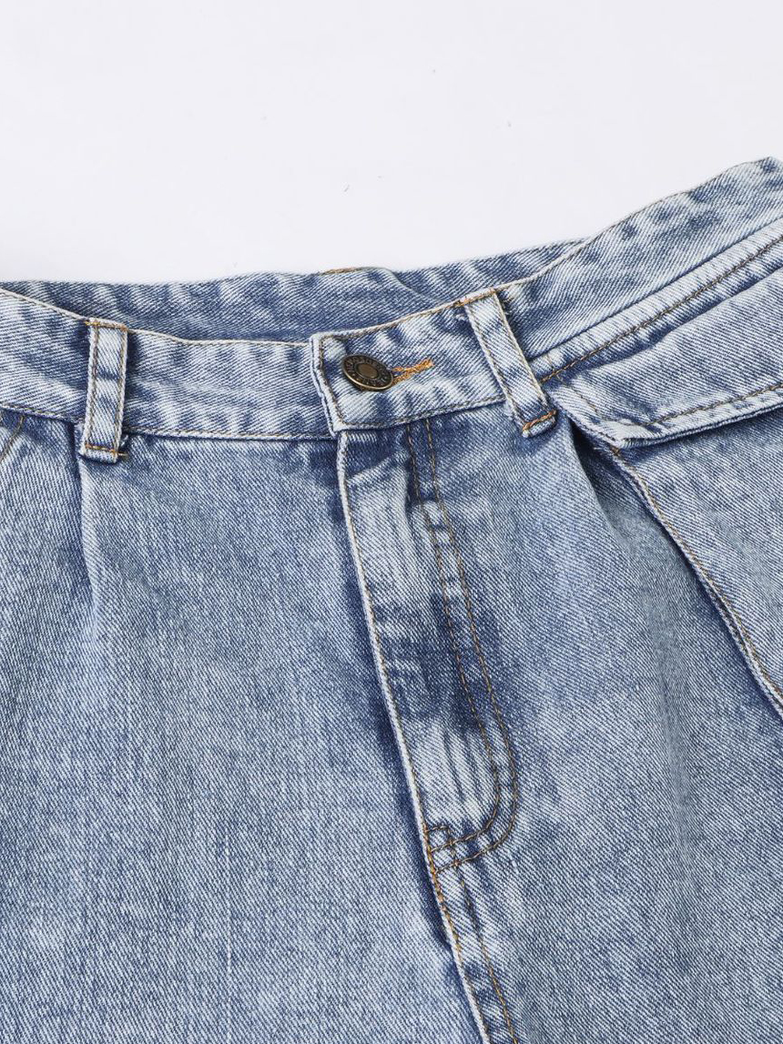 Stylish Side Pocket Blue Ladies Jeans