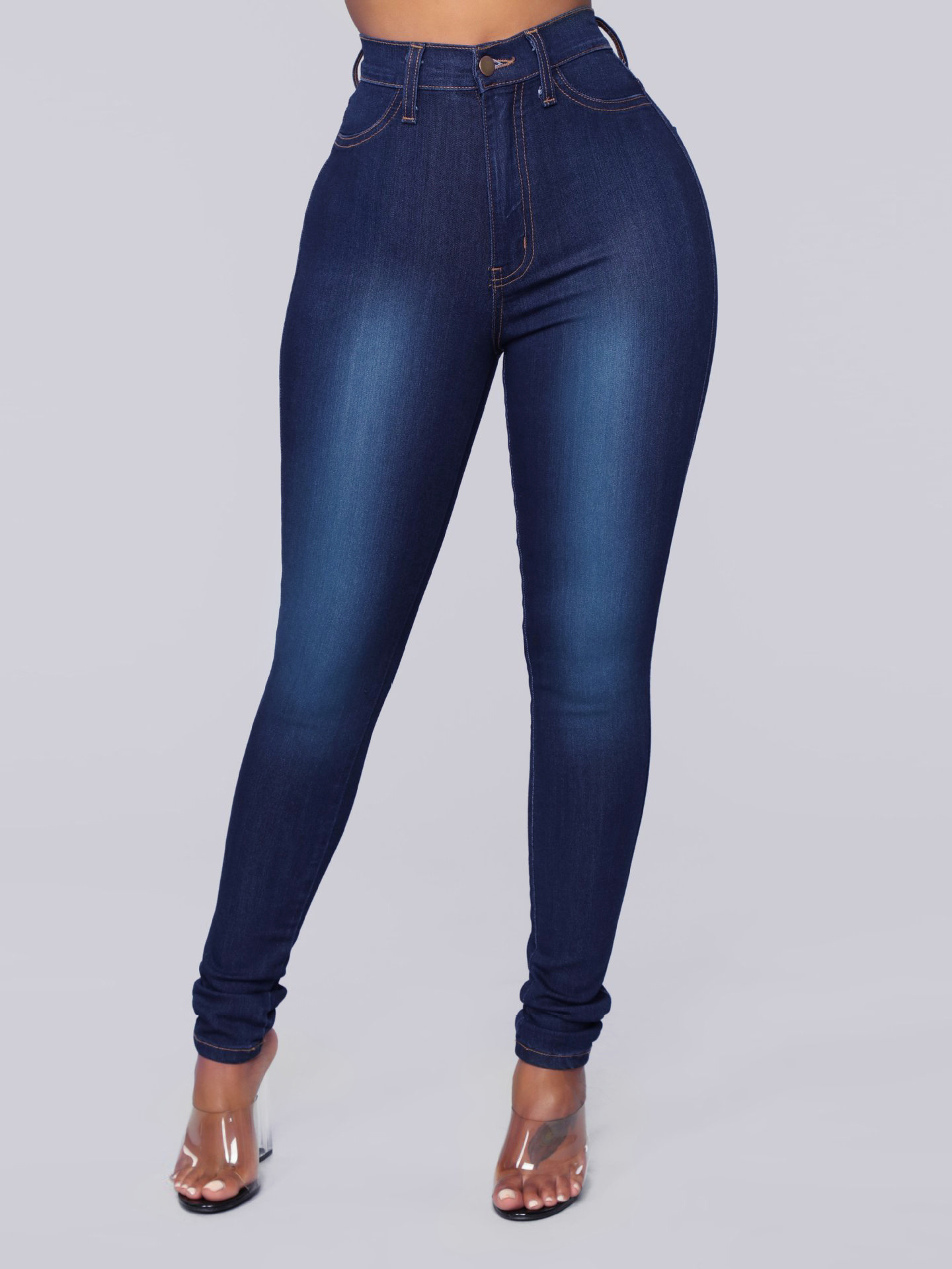 Best Wholesale Solid Color Women Skinny Jeans