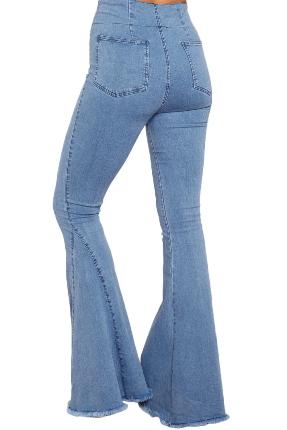 Stylish Blue Flare Jeans, buy jeans and a nice top online