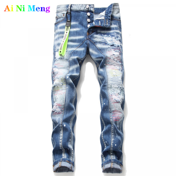 Ripped Skinny Jeans China Factory Custom Wholesale Made High Quality ...