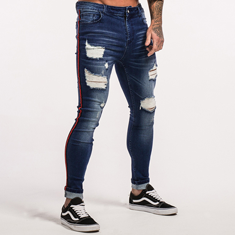 2024 Stretch Custom Jeans Men skinny Men Jeans