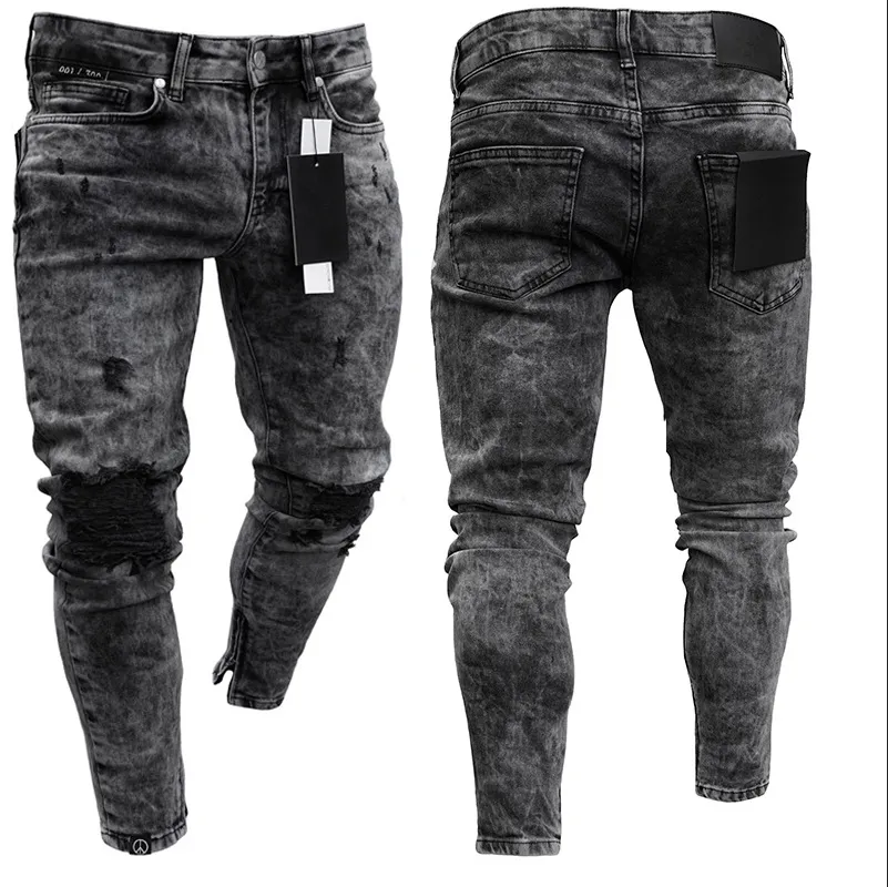 Buy RAW-17 Men's Stretchable Damage Jeans Wholesale Price in india.